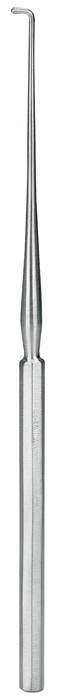 HÁČEK LUCAE, s držákem, délka 14 cm, průměr 2,0 mm